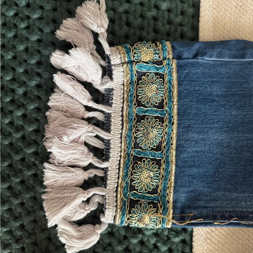 Catherines Dark Blue Denim Pants - Picture 3 of 4